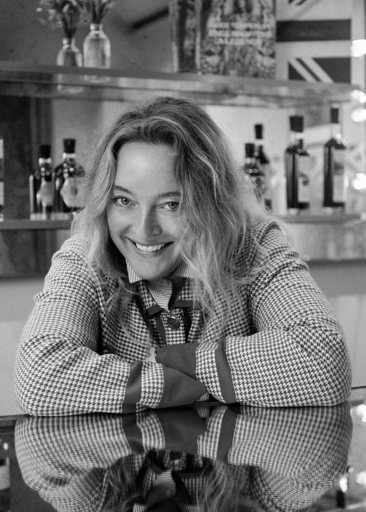 Alice Temperley OBE portrait realised by Lorenzo Berni