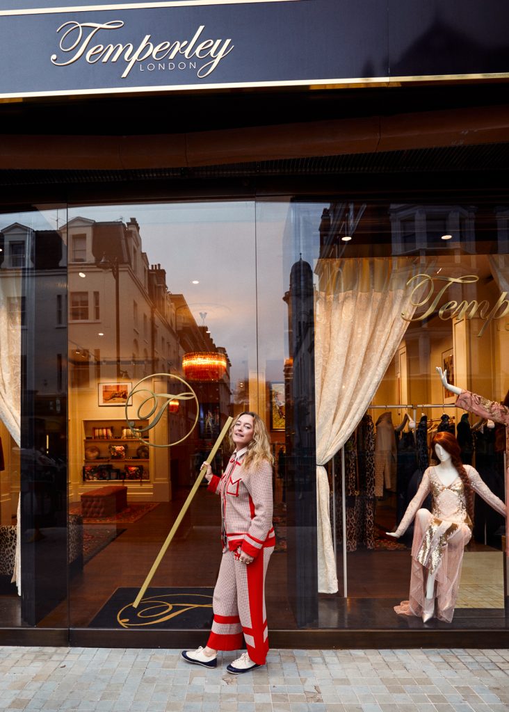 Alice Temperley OBE portrait realised by Lorenzo Berni